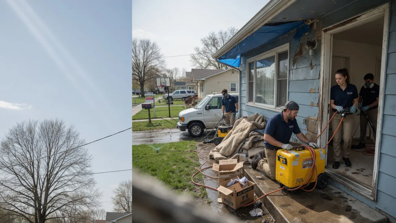 Basement Flood Cleanup in Indianola, IL near me